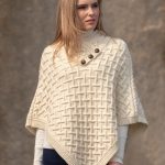 Connemara Aran Cape in Super Soft Merino Wool