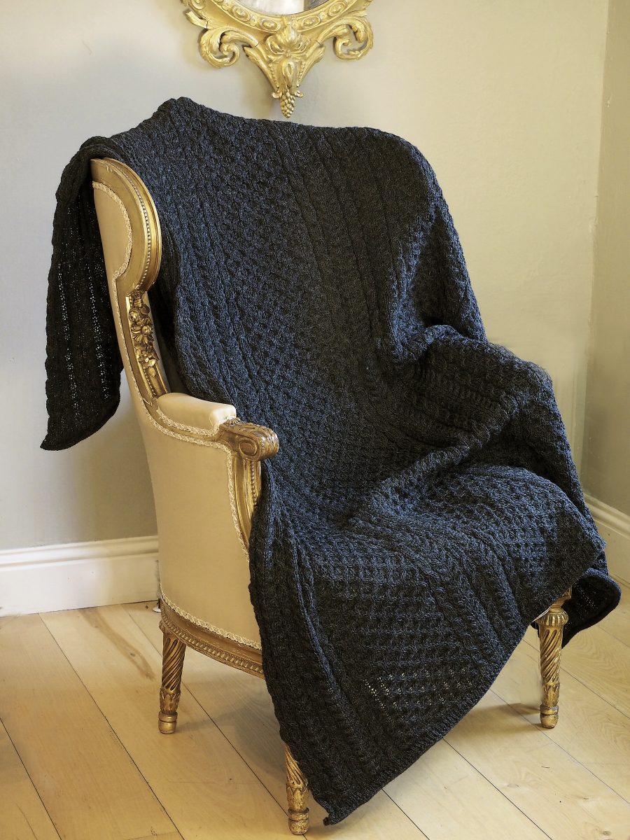 Aran Honeycomb Throw