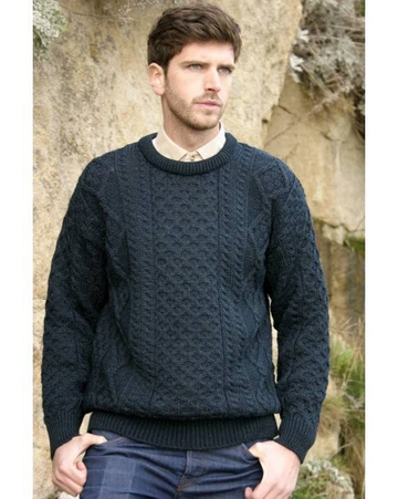 Classic Aran Fisherman Knit Sweater