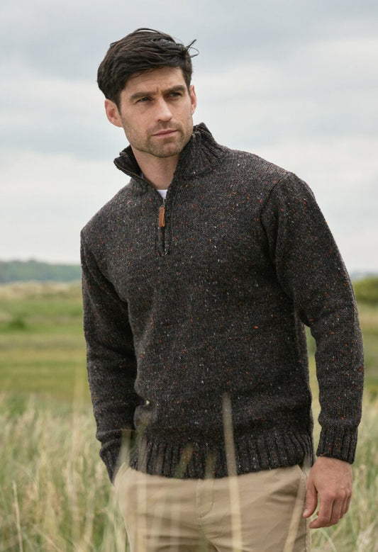 Donegal Wool Kilkarra Irish made wool sweater