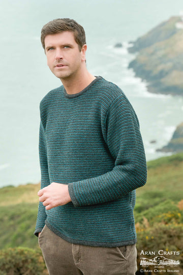 Belmullet Stripe Crew Neck Sweater