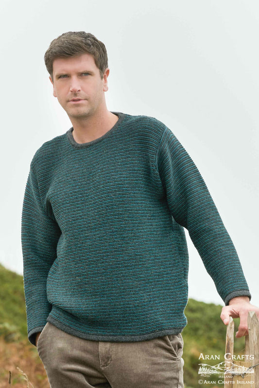 Belmullet Stripe Crew Neck Sweater