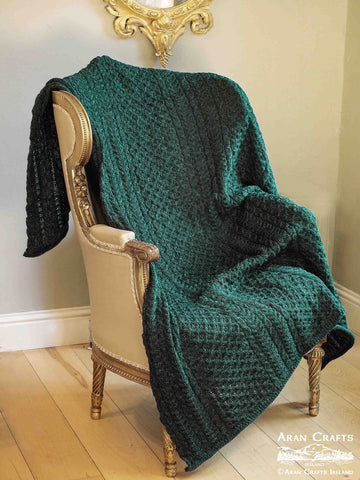 Aran Honeycomb Throw