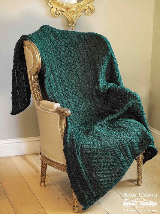 Aran Honeycomb Throw