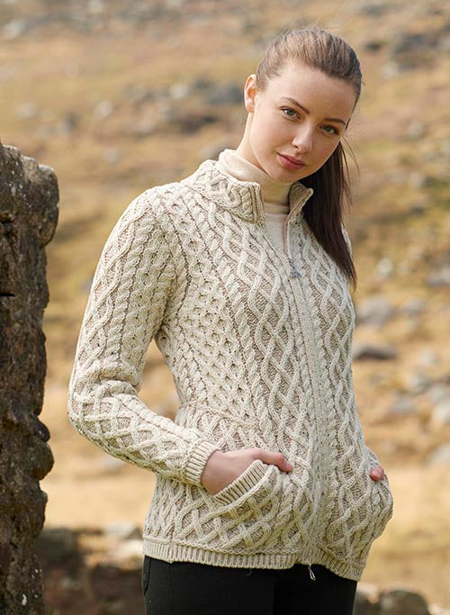 Yeats Aran Cardigan