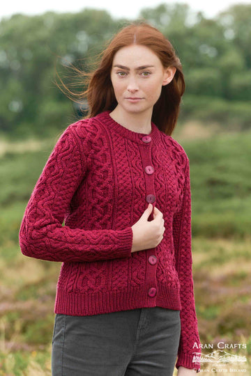 Tramore Aran Cardigan
