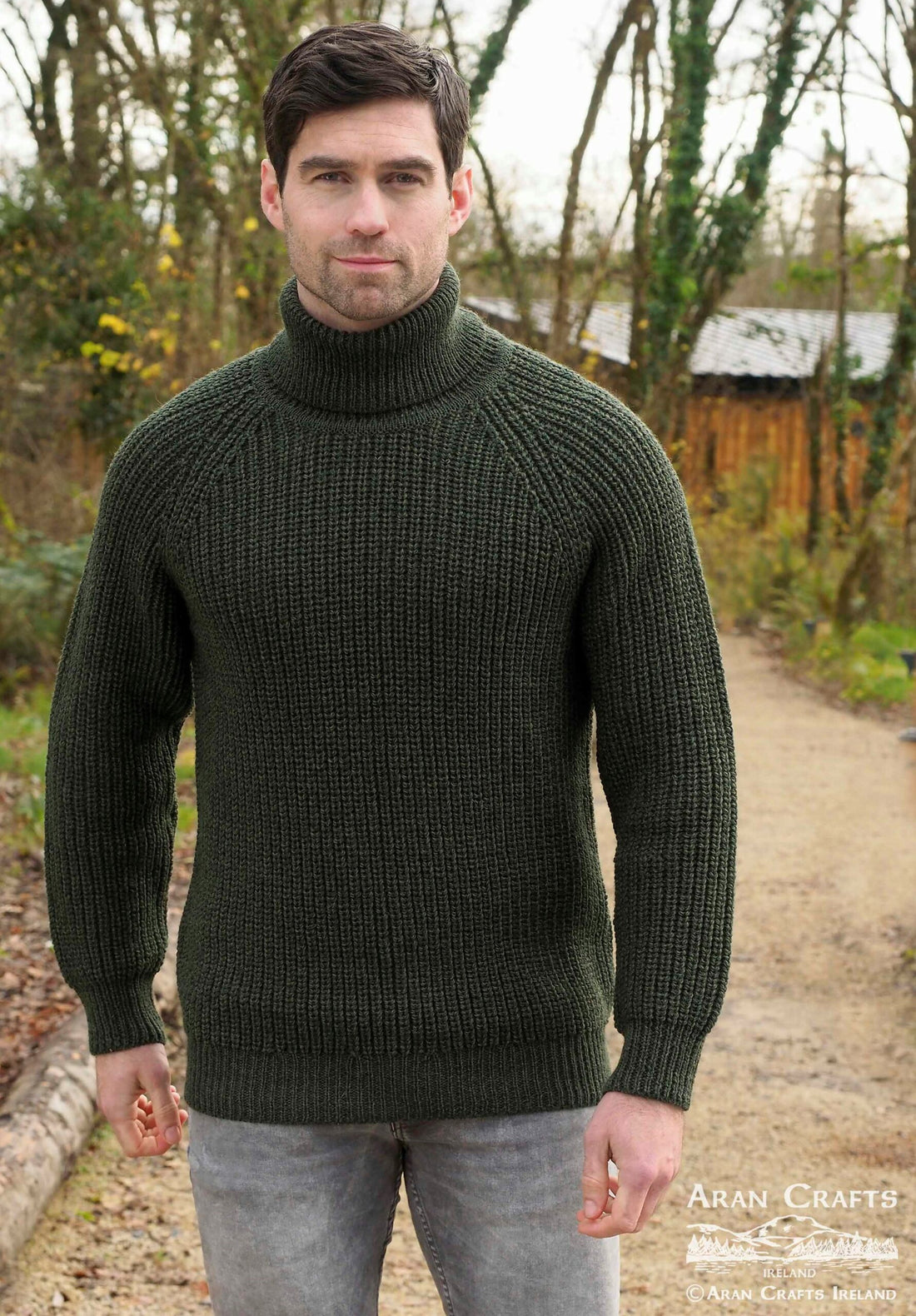 Fisherman’s Sweater Submariner Rib Roll Neck