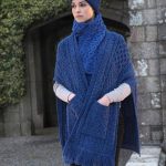 Irish Aran Shawl 100% Merino Wool